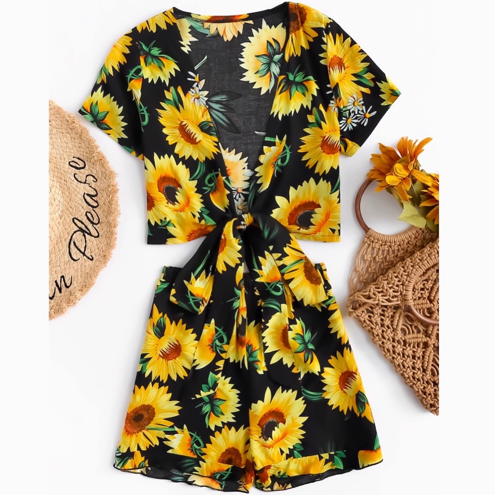 🌻JUST IN🌻Sunflower Top & Shorts Set🌻